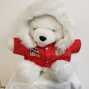 Vintage 1989 Santabear & His Polar Club Plush Hand Puppet Dayton Hudson Korea